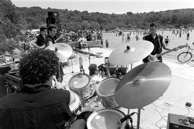 Zadar: Tradicionalna Picnic biciklijada Sabuša okupila velik broj biciklista, 20.6.1994.