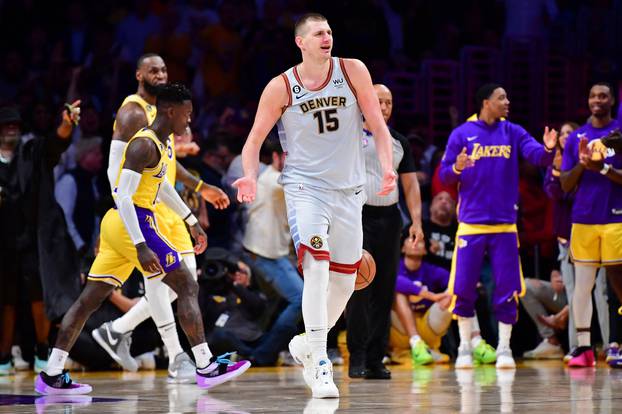 NBA: Playoffs-Denver Nuggets at Los Angeles Lakers