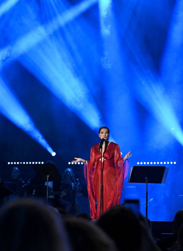 Zagreb: Nina Badrić održala koncert u Lisinskom