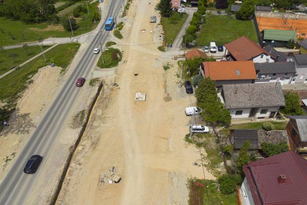 Zagreb: Radovi u Sarajevskoj snimljeni iz zraka