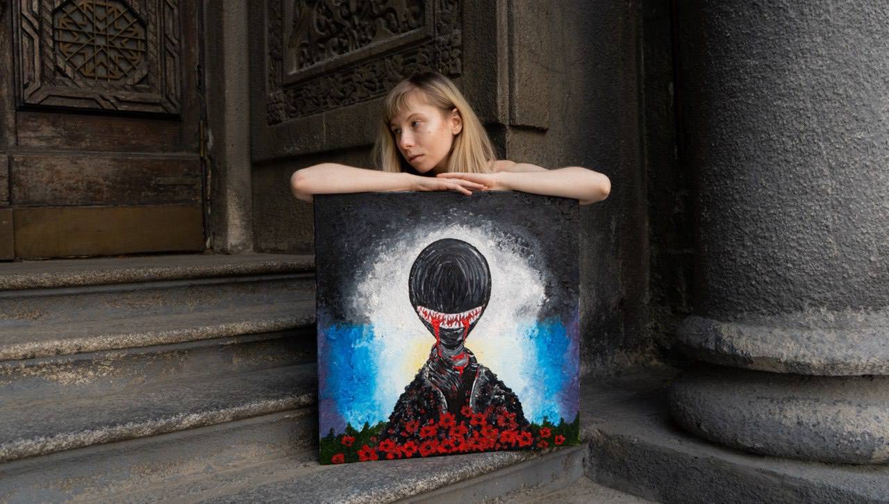 Ukrajinska umjetnica slika za silovane žene: 'Vaša krv je naše cvijeće, umrijet ćete, čudovišta'