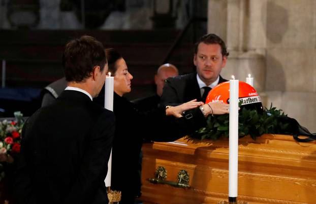 Funeral service for Austrian motor racing greatÂ Niki Lauda at St Stephen