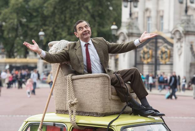 Mr Bean at Buckingham Palace