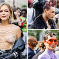 Drugi dan na Pariškom tjednu mode: Žene i muškarci nose grudnjake od stakla i metala