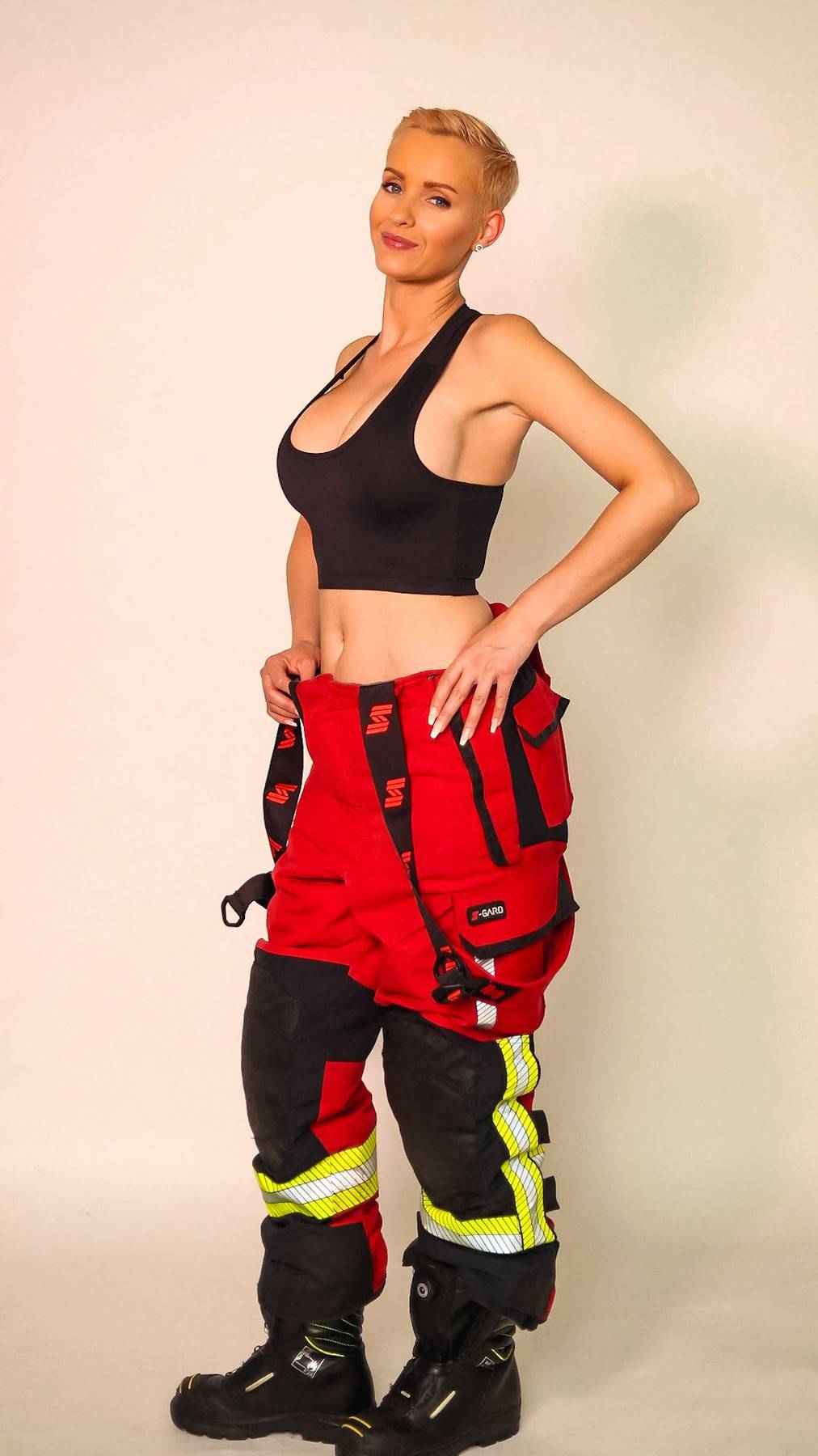 EXCLUSIVE: World’s hottest firefighter reveals she suffered brain damage as child