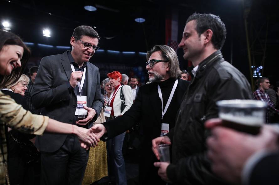 Zagreb: Izborni stožer Zorana Milanovića u Tvornici kulture