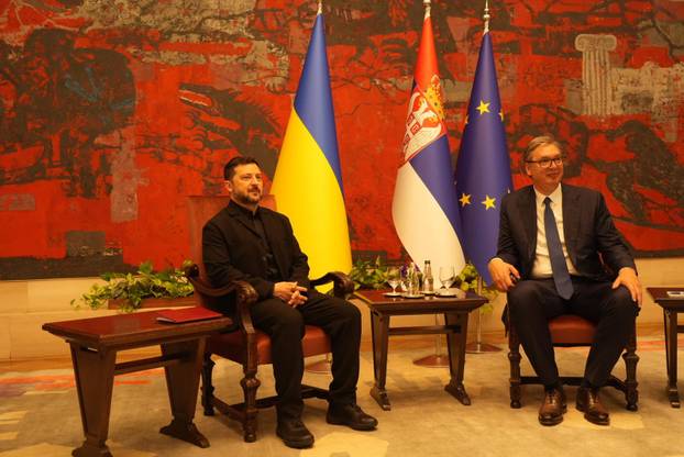 Ukrajinski predsjednik Volodimir Zelenski stigao je u prvi posjet Srbiji od po&ccaron;etka ruske invazije na Ukrajinu