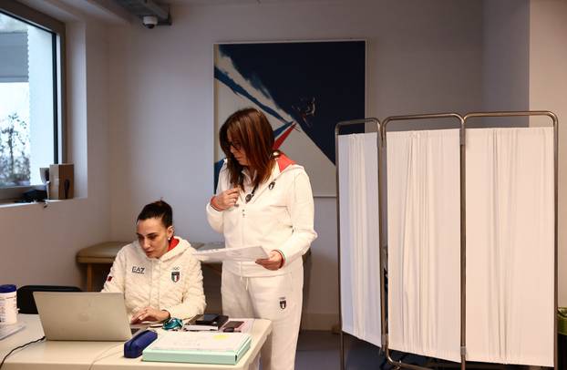 Milano Cortina 2026 Winter Olympics - Press Visit at the Olympic and Paralympic Athletes' Village