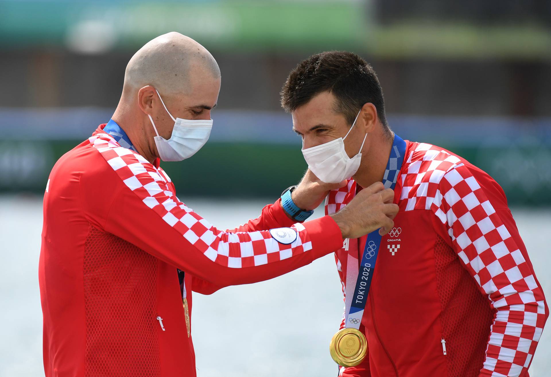 Rowing - Men's Pair - Medal Ceremony