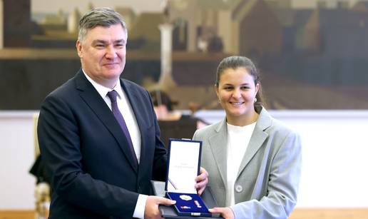 Predsjednik Zoran Milanović je odlikovao sjajnu Zrinku Ljutić