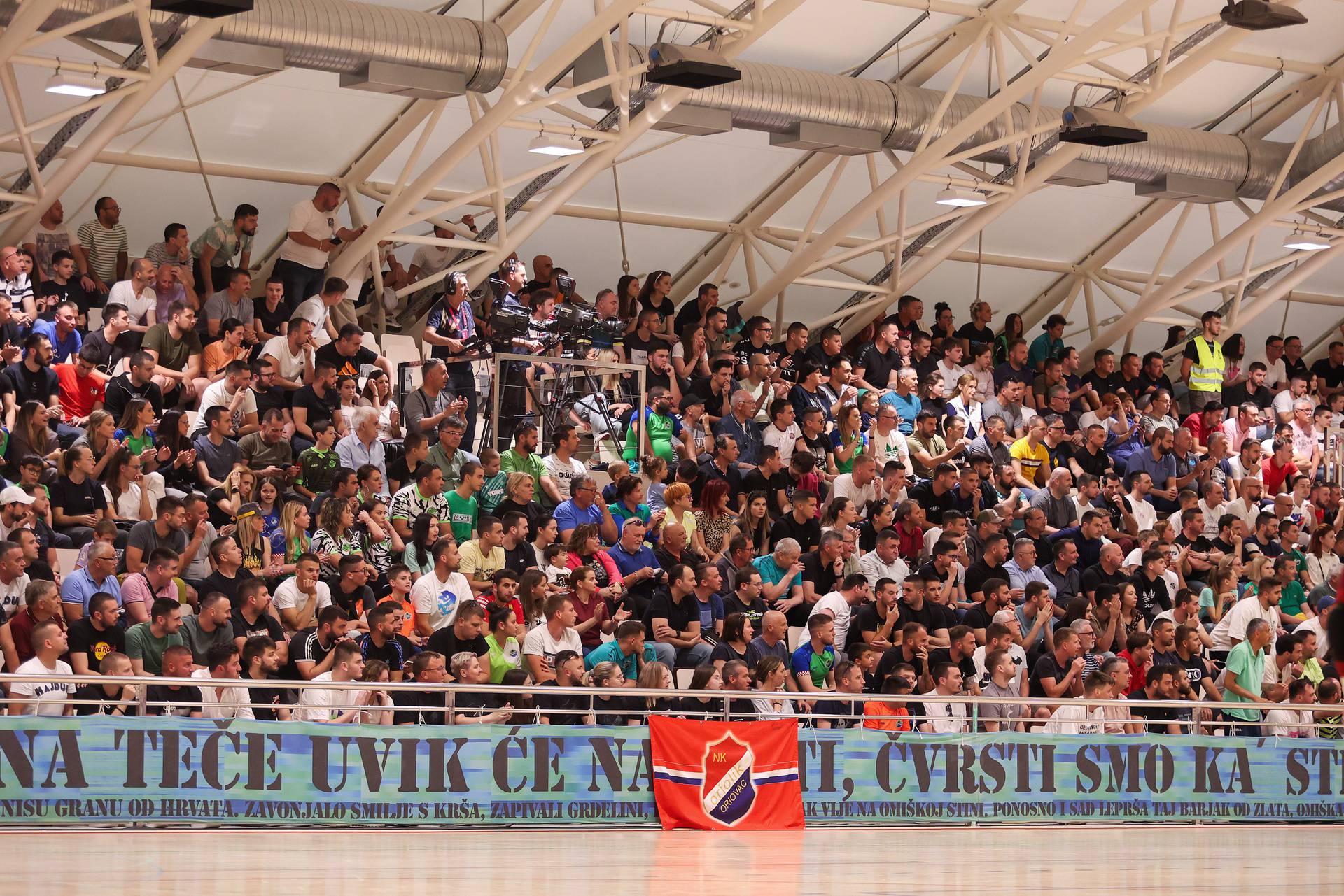 Omiš: 4. utakmica finala HMNL između Futsal Dinama i Olmissuma