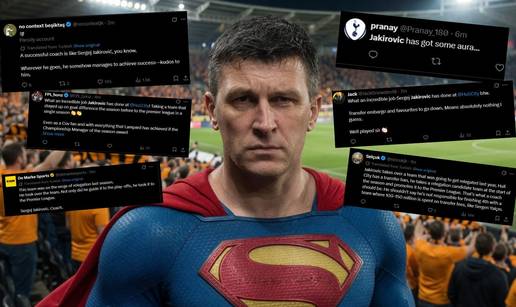 SUPER SERGEJ Zbog Jakirovi&cacute;a 'gore' dru&scaron;tvene mre&zcaron;e! 'Ma ovo ne bi ni Guardiola uspio...'
