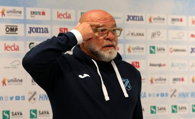 Rijeka: Trener Rijeke Serse Cosmi i vratar Nediljko Labrović uoči susreta s Varaždinom