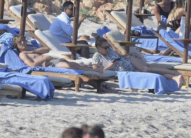 Luka Modric and wife on holidays in Sardinia