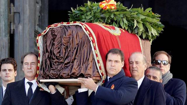 Exhumation of late Spanish dictator Francisco Franco in Spain