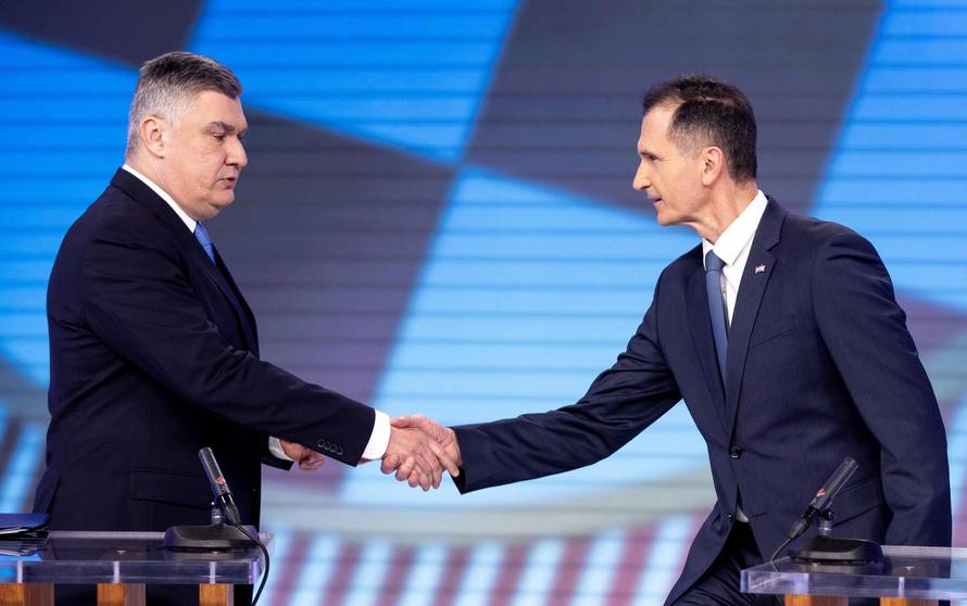 Sučeljavanje predsjedničkih kandidata Zorana Milanovića i Dragana Primorca