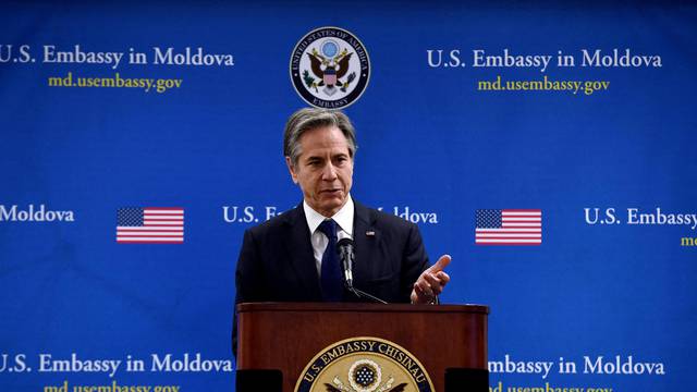FILE PHOTO: U.S. Secretary of State Blinken visits Chisinau