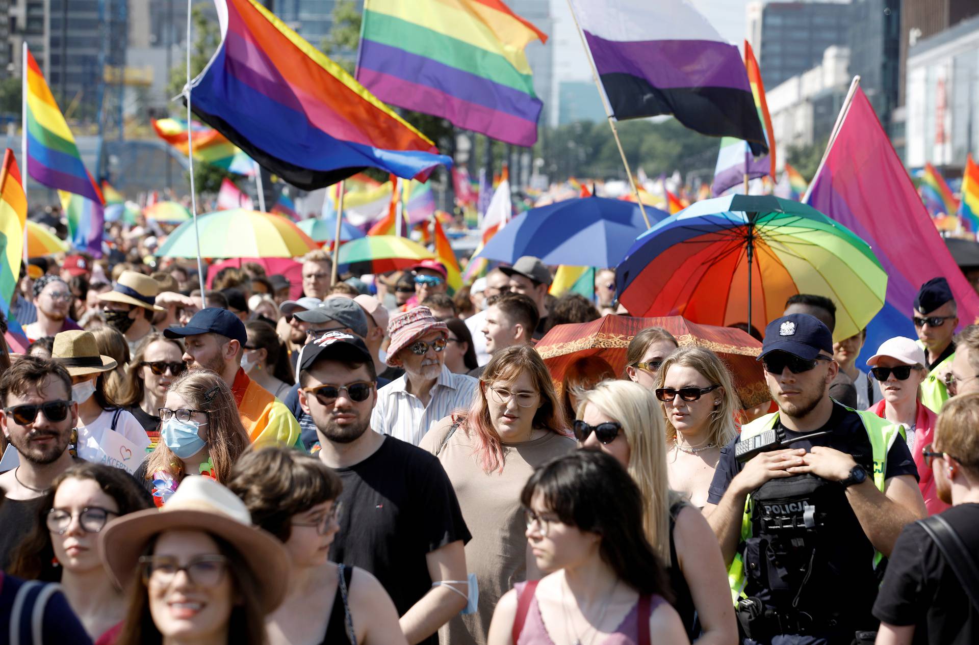 "Equality Parade" rally in support of the LGBT community, in Warsaw