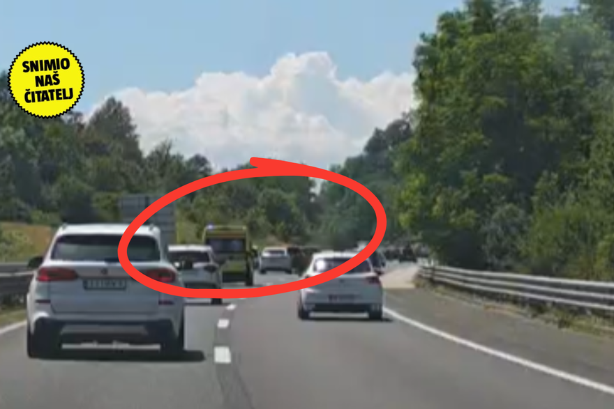 Vozilo Hitne nije moglo pro&cacute;i na autocesti