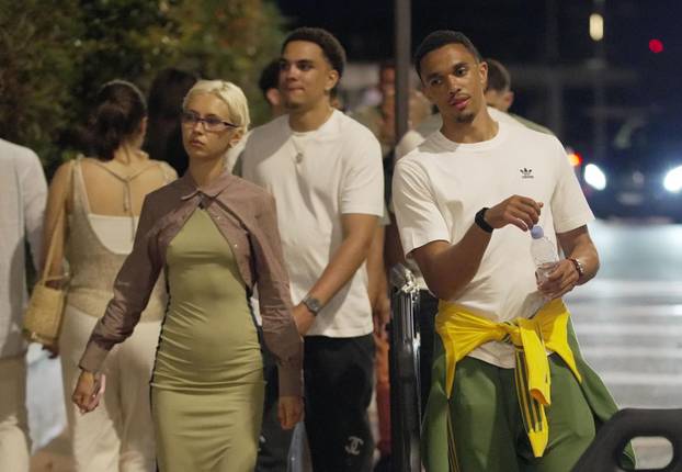 Trent Alexander Arnold and Iris Law 