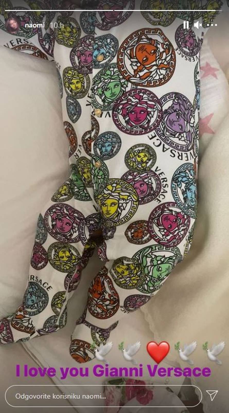 Naomi Campbell Versaceu je posvetila fotografiju kćerkice