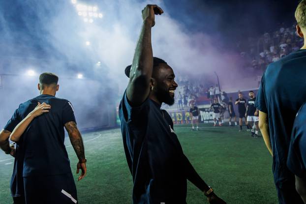 Split: Igrači Hajduka posjetili su Torciida kup