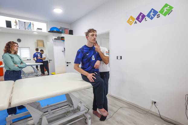 Zagreb: Ivan Šćepina i fizioterapeut Ante Lukas Stančin