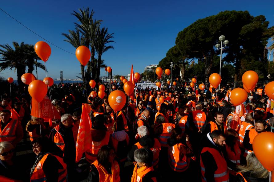 Nationwide strike in France against pension reform