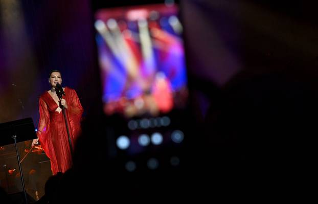 Zagreb: Nina Badrić održala koncert u Lisinskom