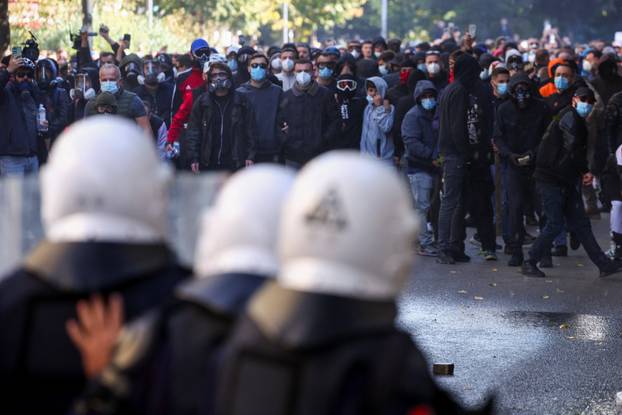 Anti-government protest by students in Tirana