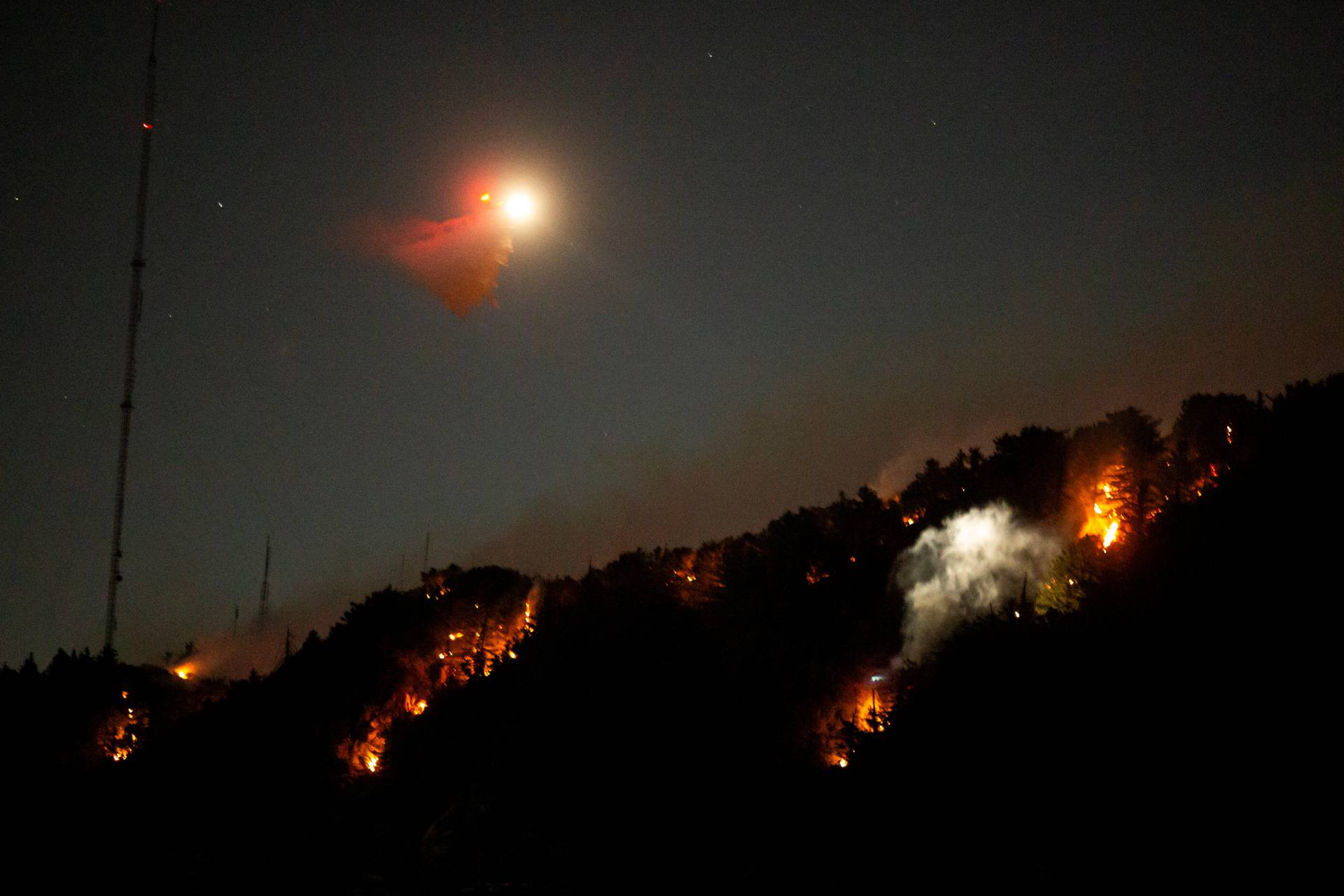 Eaton Fire burns in Altadena, California