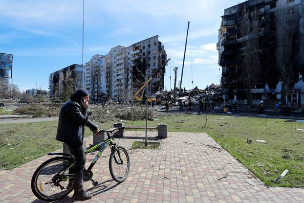 Devastation In Borodyanka Amid Russian Invasion Of Ukraine, Borodyanka of Bucha Raion, Kyiv Oblast - 07 Apr 2022