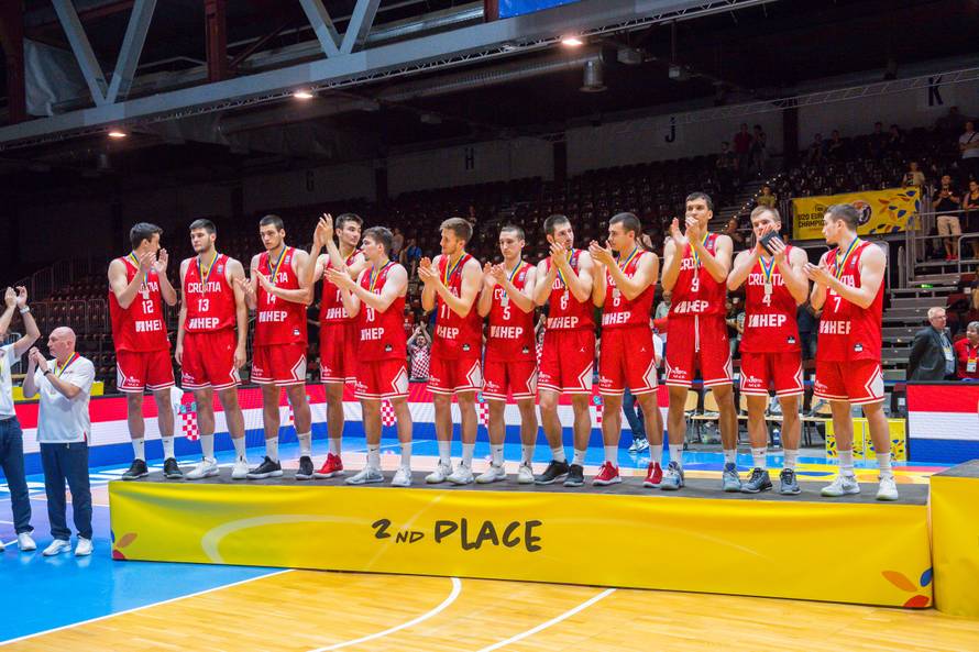 GER, Basketball EM 2018 U20 MÃ¤nner/Maenner in Chemnitz, Finale Israel vs. Kroatien
