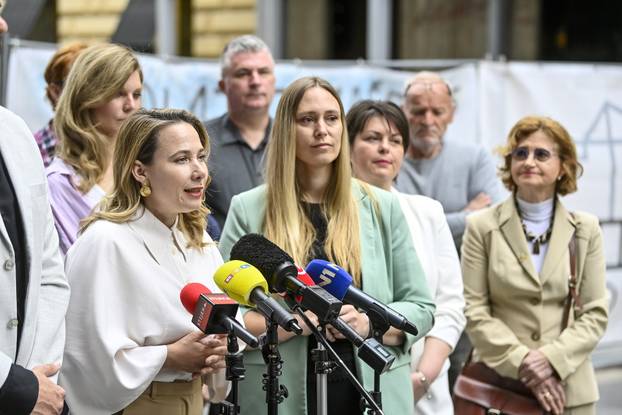 Zagreb: Marija Selak Raspudić održala zadnju konferenciju za medije prije drugog kruga lokalnih izbora