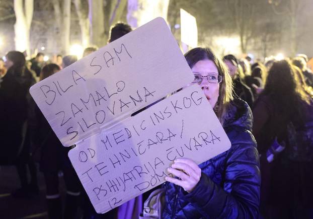 Zagreb: Održan jubilarni 10. Noćni marš za prava žena "Žene – kičma otpora"