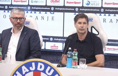 Vučević predstavio nove ljude u Hajduku, stižu i iz Barcelone: 'Čeka nas godina stabilizacije'