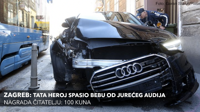 Tata heroj: U zadnji čas spasio sam bebu od jurećeg Audija