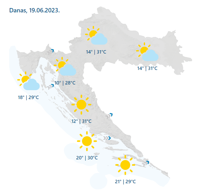 Stiže prvi ovogodišnji toplinski val: Temperature idu do 35°C