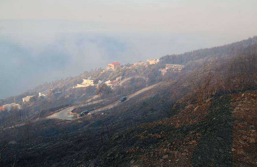 Posljedice požara kod Omiša