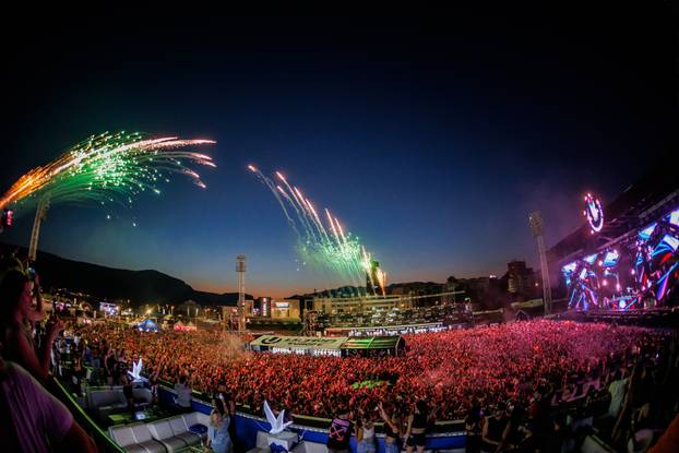 Split: Vatromet druge večeri Ultra Europe Festivala