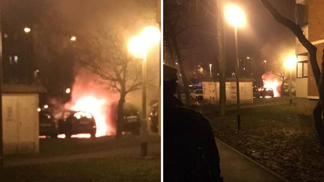 Jedan automobil u potpunosti izgorio, vatra zahvatila i drugi