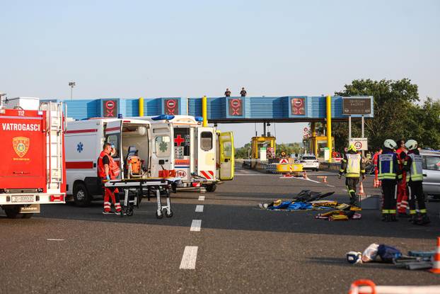Zagreb: U blizini naplatne postaje Sveta Helena održana je vježba "Sigurnost 25"