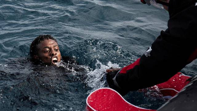 FILE PHOTO: Germany charity ship Sea-Watch 4 rescues migrants at sea