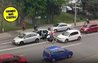 EKSKLUZIVNA SNIMKA Drama u Selskoj: 'Tipove u Škodi okružili su policajci u civilu i odveli ih!'