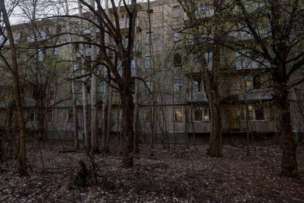 The abandoned city of Prypiat near the Chernobyl Nuclear Power Plant