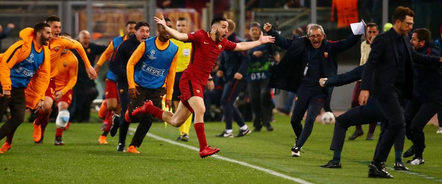 Champions League Quarter Final Second Leg - AS Roma vs FC Barcelona