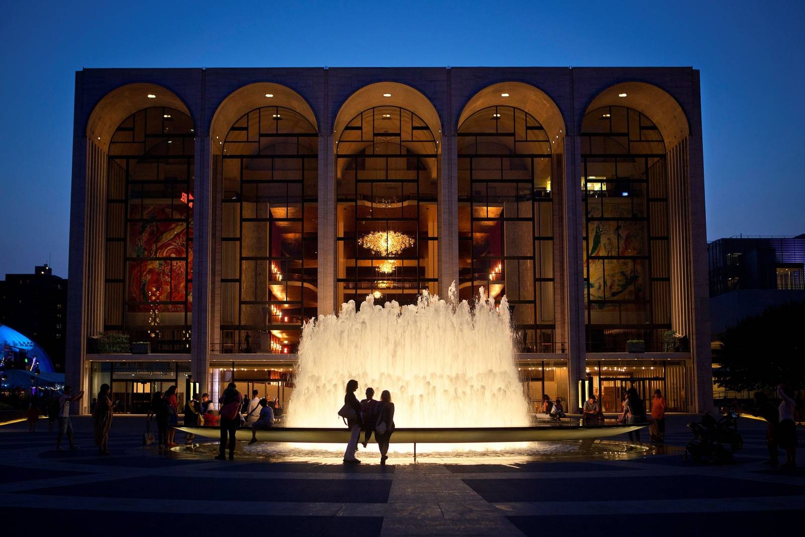 FILE PHOTO: The Metropolitan Opera House is pictured at Lincoln Center in New York