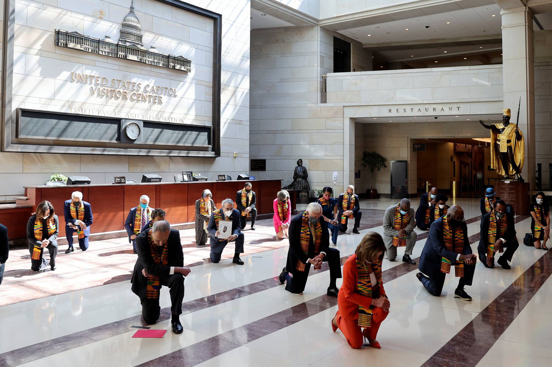 U.S. Congressional Democrats hold events to unveil police reform legislation at the U.S. Capitol in Washington  on Capitol Hill in Washington