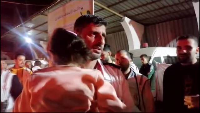 Gaza paramedic reunites with daughter after hospital evacuation