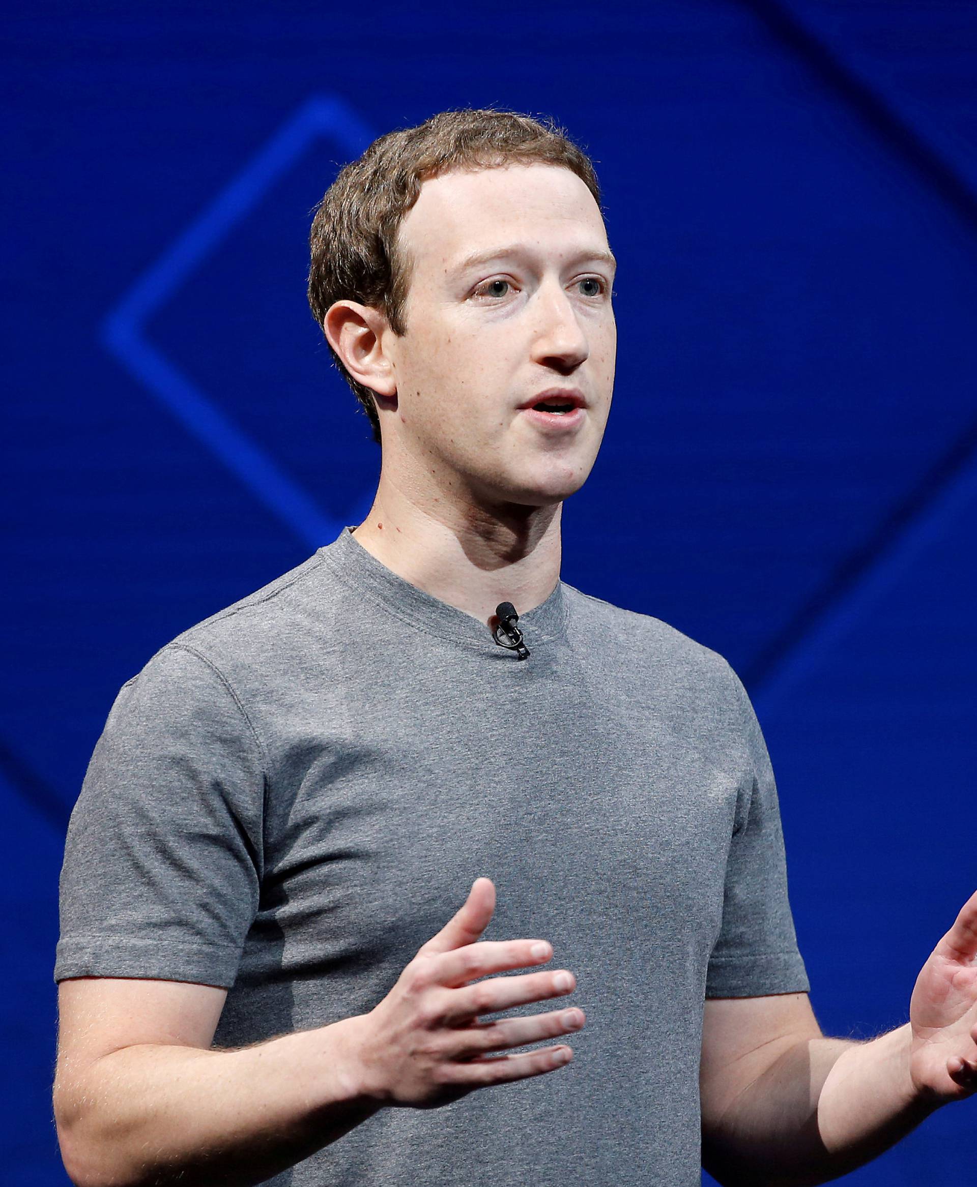 FILE PHOTO: Facebook Founder and CEO Zuckerberg speaks in San Jose